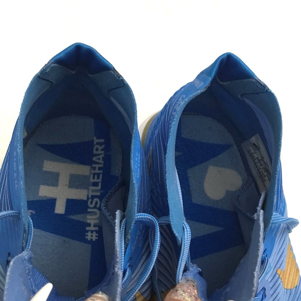 Nike Free Train Instinct Kevin Hart Hustle Blue Gold Trainer Shoes Sz 7 - Picture 6 of 8